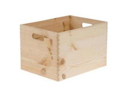 Krabica drevena, 40x30x14 cm | extratech.sk