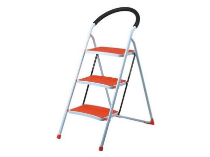 Schodky WR2062K-1 • 3 stup, nosn. 150 kg, oranžo | ajtech.sk