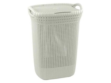 Kôš Curver KNIT 3676 57L, biely, 45x61x34 cm, n | ajtech.sk
