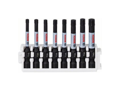 Bosch Balenie 8 ks skrutkovacích bitov Impact Control 1xT15 2xT20 2xT25 2xT30 1xT40 | ajtech.sk