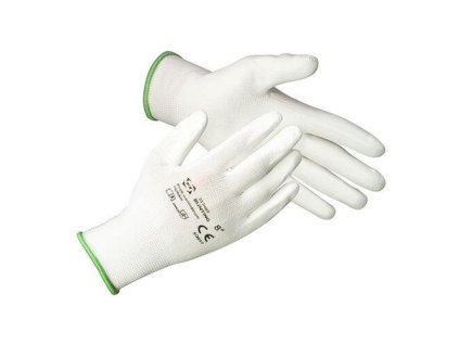 Rukavice ST BROTULA White 07 (S) záhradné, biele | ajtech.sk