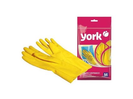 Rukavice York 092020, (M), žlté, pre domácnosť | ajtech.sk