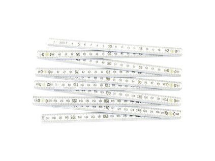 Meter STREND PRO FS28, 2 m, plastový, biely | extratech.sk