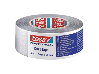 Páska tesa BASIC Duct Tape, strieborná, textilná | ajtech.sk