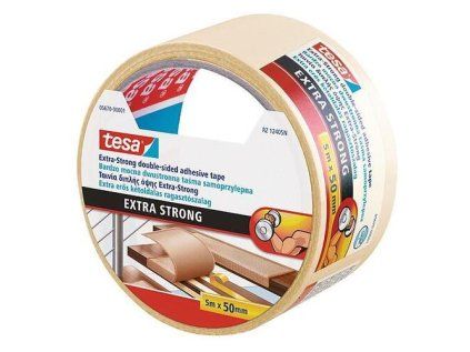 Páska tesa Extra STRONG Permanent, fóliová, biel | extratech.sk