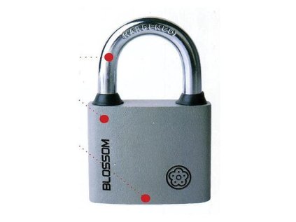 Zamok Blossom BC29 32 mm, visiaci, Unique | ajtech.sk