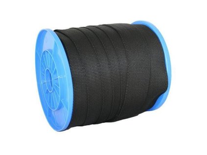 Popruh Strend Pro WR50, 25 mm, čierny, 70 m, PP, | ajtech.sk