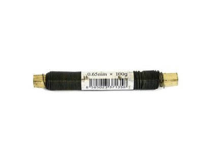 Drot GreenYard 0,65 mm, 100 g, PVC čierny | ajtech.sk
