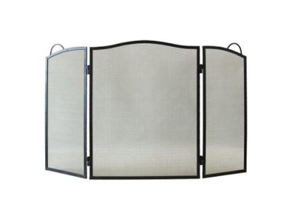 Zastena FS1, 60x95 cm, čierna, ku krbu | ajtech.sk