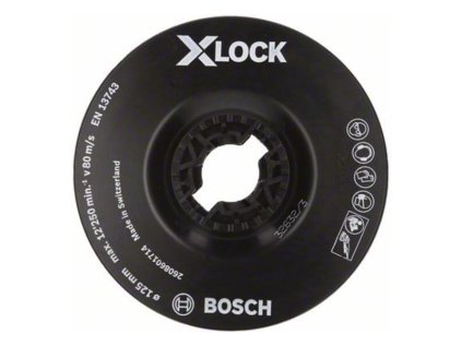 Bosch Oporný tanier pre uhlové brúsky X-LOCK 125 mm mäkká 12 500 ot/min | ajtech.sk