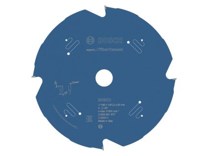 Bosch Expert for Fiber Cement Pílový kotúč 168 x 20 x 1,8/1,2 mm, T4 | ajtech.sk