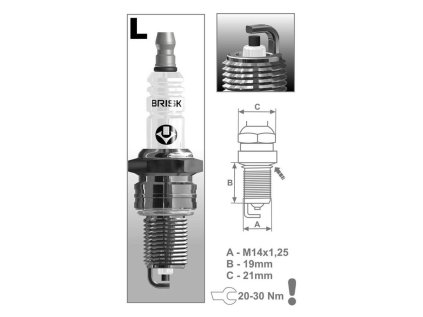 Sviečka Brisk LR15YC Brisk 1314 | AJTECH.SK