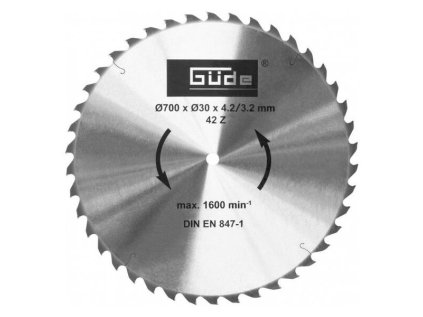 Güde Pílový kotúč HM 700/30/42Z/N | ajtech.sk