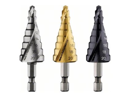 Bosch Stupňovitý vrták do kovu HSS-TiN, priemer: 4 - 20mm | ajtech.sk