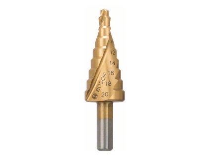 Bosch Stupňovitý vrták do kovu HSS-TiN, priemer: 4 - 20mm | ajtech.sk