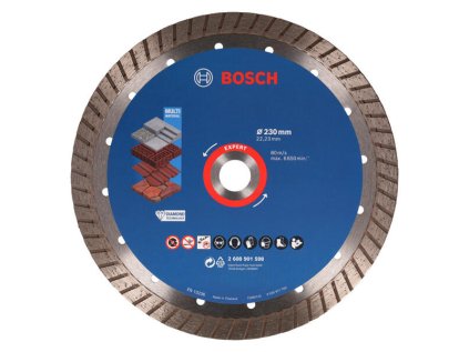 Bosch Diamantový rezací kotúč EXPERT MultiMaterial 230 × 22,23 × 2,4 ×15 mm | ajtech.sk