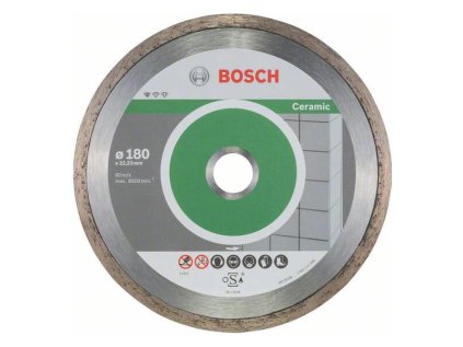 Bosch Diamantový rezací kotúč Standard for Ceramic 180 x 22,23 x 1,6 x 7 mm (10ks) | ajtech.sk