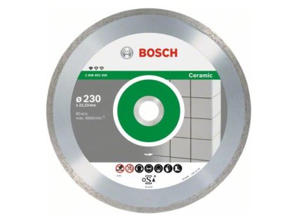 Bosch Diamantový rezací kotúč Standard for Ceramic 230 x 22,23 x 1,6 x 7 mm (10ks) | ajtech.sk