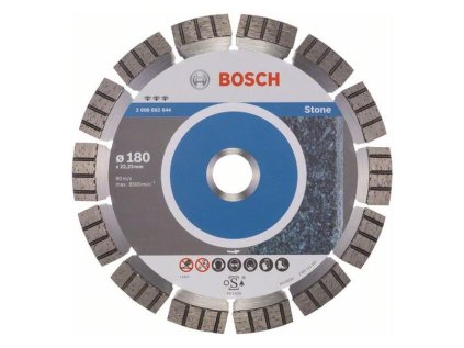 Bosch Diamantový rezací kotúč Best for Stone 180 x 22,23 x 2,4 x 12 mm | ajtech.sk