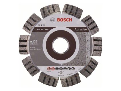 Bosch Diamantový rezací kotúč Best for Abrasive 125 x 22,23 x 2,2 x 12 mm | ajtech.sk
