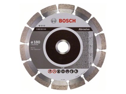 Bosch Diamantový rezací kotúč Standard for Abrasive 180 x 22,23 x 2 x 10 mm | ajtech.sk