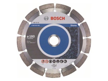 Bosch Diamantový rezací kotúč Standard for Stone 180 x 22,23 x 2 x 10 mm | ajtech.sk
