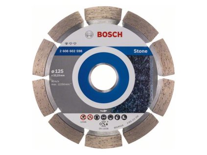 Bosch Diamantový rezací kotúč Standard for Stone 125 x 22,23 x 1,6 x 10 mm | ajtech.sk