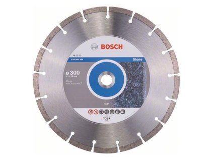 Bosch Diamantový rezací kotúč Standard for Stone 300 x 22,23 x 3,1 x 10 mm | ajtech.sk