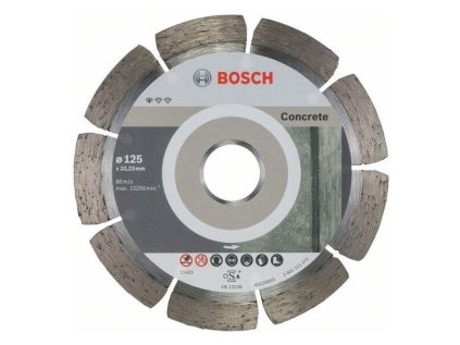 Bosch Diamantový rezací kotúč Standard for Concrete 125 x 22,23 x 1,6 x 10 mm (10ks) | ajtech.sk