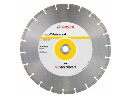 Bosch Diamantový rezací kotúč ECO for Universal 300 x 20 x 3,2 x 8 mm | ajtech.sk