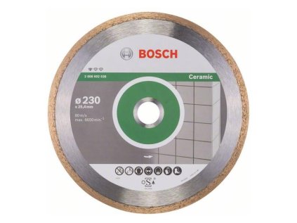 Bosch Diamantový rezací kotúč Standard for Ceramic 230 x 25,40 x 1,6 x 7mm | ajtech.sk