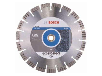 Bosch Diamantový rezací kotúč Best for Stone 300 x 20,00/25,40 x 2,8 x 15 mm | ajtech.sk