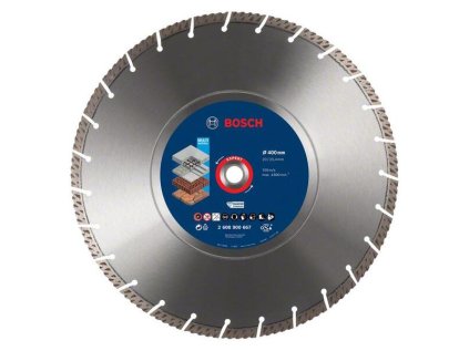 Bosch Diamantový rezací kotúč EXPERT MultiMaterial 400 × 20/25,40 × 3,3 ×12 mm | ajtech.sk