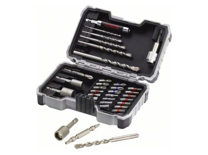 Bosch 35-dielna sada skrutkovacích bitov a vrtákov CYL-3 Extra Hard na betón | ajtech.sk