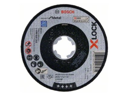 Bosch rezný kotúč rovný EXPERT for Metal A 30 S BF, 115 x 22,23 x 2,5 mm | ajtech.sk