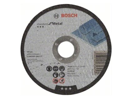 Bosch rezný kotúč rovný Standard for Metal A 30 S BF, 125 x 22,23 x 2,5 mm | ajtech.sk