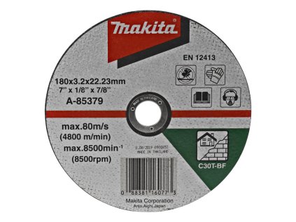 Makita rezný kotúč na kameň 180 x 22,23 x 3 mm, 1ks, A-85379 | ajtech.sk