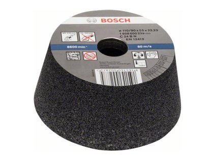 Bosch Brúsny kotúč konický-na kameň a betón D 90 /100mm x 55mm P24 | ajtech.sk