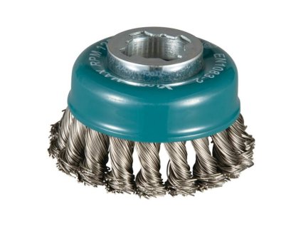Makita Oceľová drôtená kefa miskovitá X-LOCK 80/0,5 mm - nehrdzavejúci drôt  D-73330 | ajtech.sk