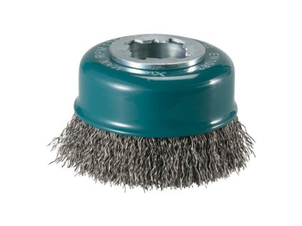 Makita Oceľová drôtená kefa miskovitá 75/0,3 mm X-LOCK - vlnitý drôt D-73396 | ajtech.sk