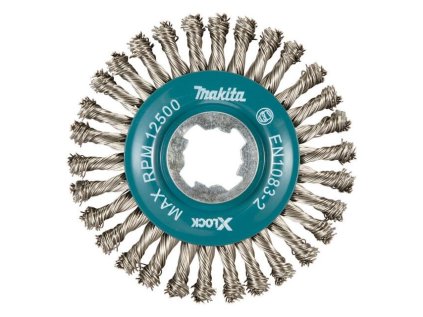 Makita Oceľová drôtená kefa kotúčová X-LOCK 115 mm/30 vr. - nerezový drôt D-73368 | ajtech.sk