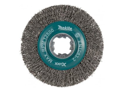 Makita Oceľová drôtená kefa kotúčová X-LOCK 115/0,3 mm - vlnitý drôt D-73427 | ajtech.sk