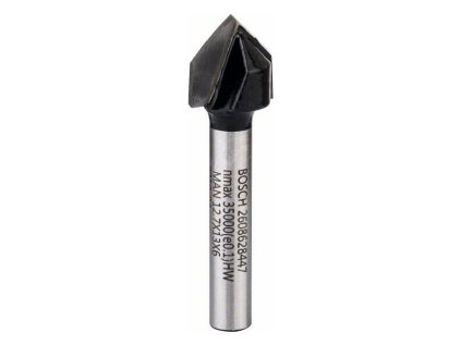 Bosch Fréza drážkovacia V Standard for Wood 8mm D 16mm L 19,7mm G 46mm | ajtech.sk