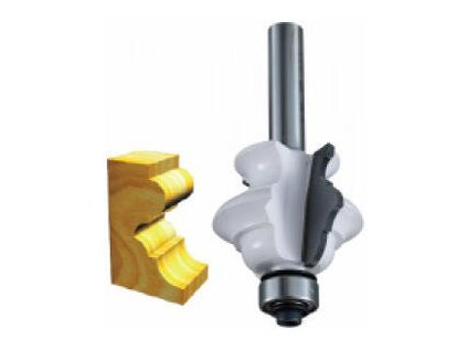 Makita Profilová vodiaca frézka s ložiskom Priemer 57.2 mm stopka 12 mm, D-48876 | ajtech.sk