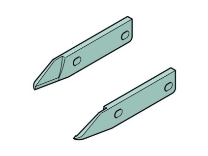 Makita 792742-7 Pravý bočný nôž pre aku nožnice na plech DJS130 | ajtech.sk