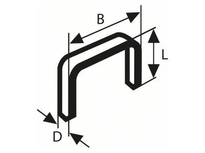 Sponky do sponkovačiek Bosch typ 57 14 mm | extratech.sk