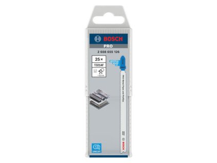 Bosch List do priamočiarej píly PRO Metal Pipes and Profiles T321AF 132 mm, 25 ks | ajtech.sk