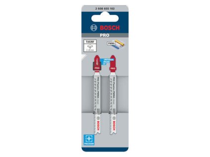 Bosch List do priamočiarej píly PRO Plastics PMMA clean T102BF 92 mm, 2 ks | ajtech.sk