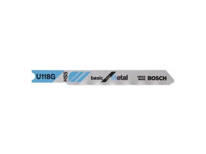 Bosch Pílový list do priamočiarych píl U 118 G Basic for Metal 3ks | ajtech.sk