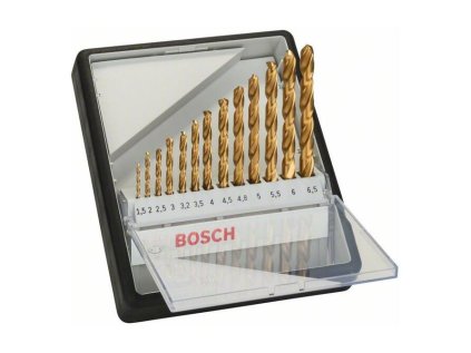Bosch 13-dielna súprava vrtákov do kovu Robust Line HSS-TiN 2607010539 | ajtech.sk